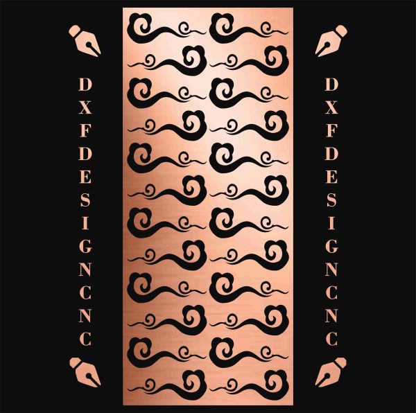 Pattern Panel Design – Vector File (AI, CDR, DXF, JPEG) for CNC Laser, Plasma, and Router Cutting
