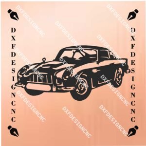 Aston Martin DB5 Vector Design | DXF, SVG, AI, CDR