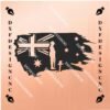 Australian Soldier Memorial CNC Design – DXF, SVG, CDR, AI Cut Files for Plasma & Laser