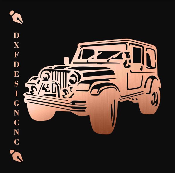 JEEP LAREDO CJ7  Vector Design dxf-svg-ai-cdr