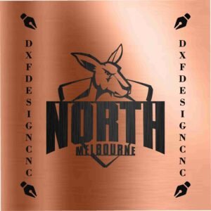 North Melbourne Football logo– Vector File (AI, CDR, DXF, JPEG) for CNC Laser, Plasma, and Router Cutting
