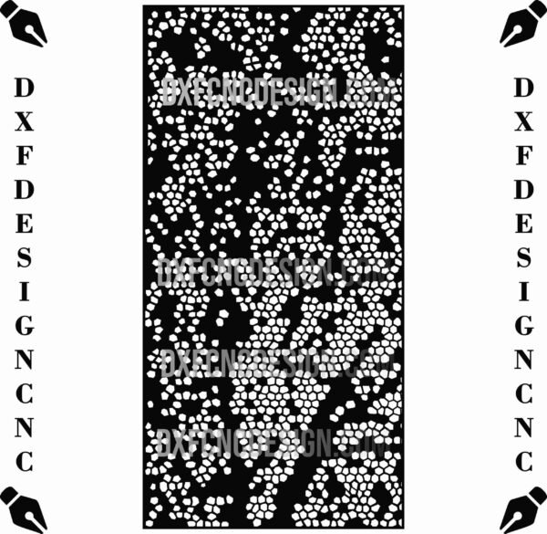 Geometric Abstract CNC Panel Design – DXF, SVG, AI, CDR Files