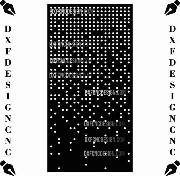 Geometric Panel Design – Vector File (AI, CDR, DXF, JPEG) for CNC Laser, Plasma, and Router Cutting -