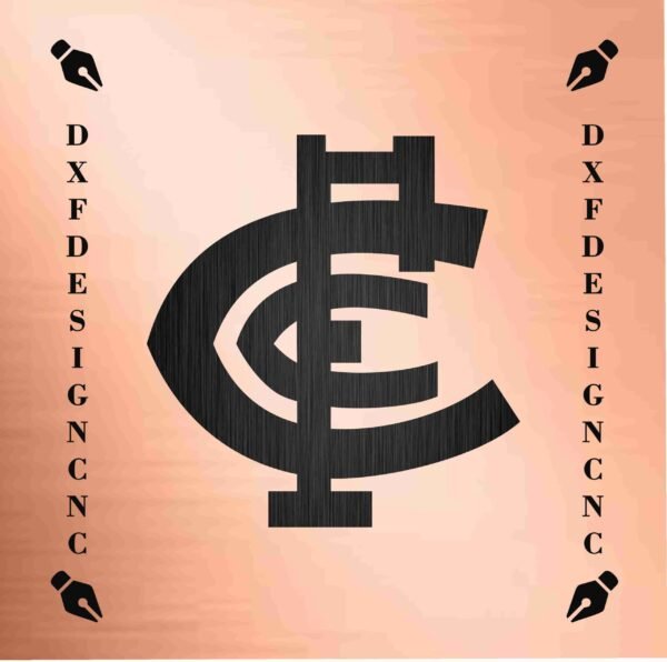 carlton carlton Logo – Vector File (AI, CDR, DXF, JPEG) for CNC Laser, Plasma, and Router Cutting