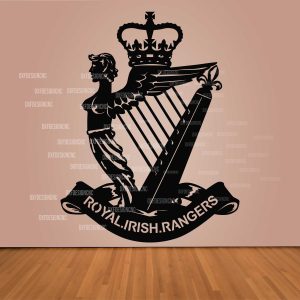 Ulster Defence Regiment logo vector design in DXF, SVG, AI, and CDR formats for CNC laser cutting, engraving, vinyl, and printing.