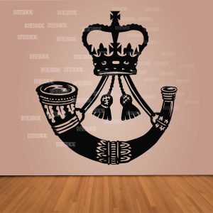 The Rifles Regiment logo vector design DXF SVG AI CDR – CNC laser cutting, engraving, vinyl cutting, and printing file download.