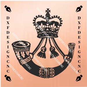 The Rifles Regiment Logo | DXF, SVG, AI, CDR Vector Design for CNC