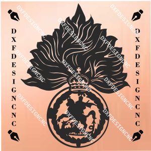 The Royal Regiment of Fusiliers Logo | DXF, SVG, AI, CDR Vector Design