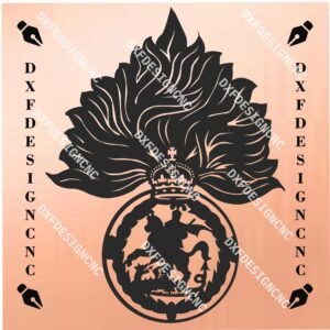The Royal Regiment of Fusiliers Logo | DXF, SVG, AI, CDR Vector Design