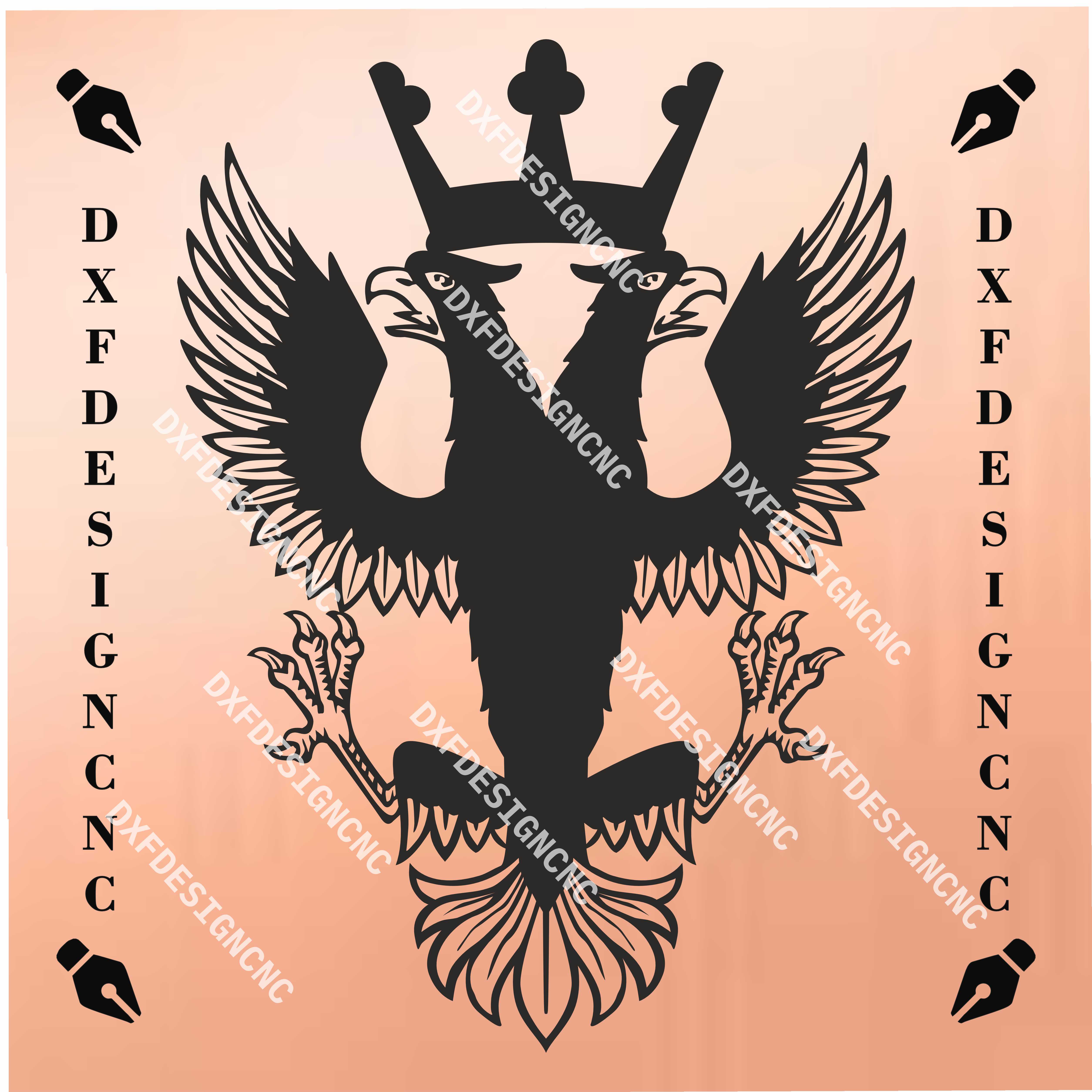 The Mercian Regiment Logo | DXF, SVG, AI, CDR Vector Design for CNC, Laser Cutting & Engraving