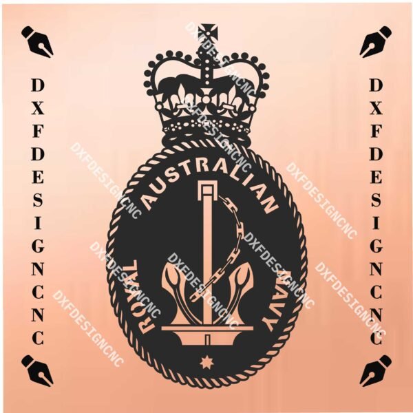 AUSTRALIAN NAVY LOGO | DXF, SVG, AI, CDR Design
