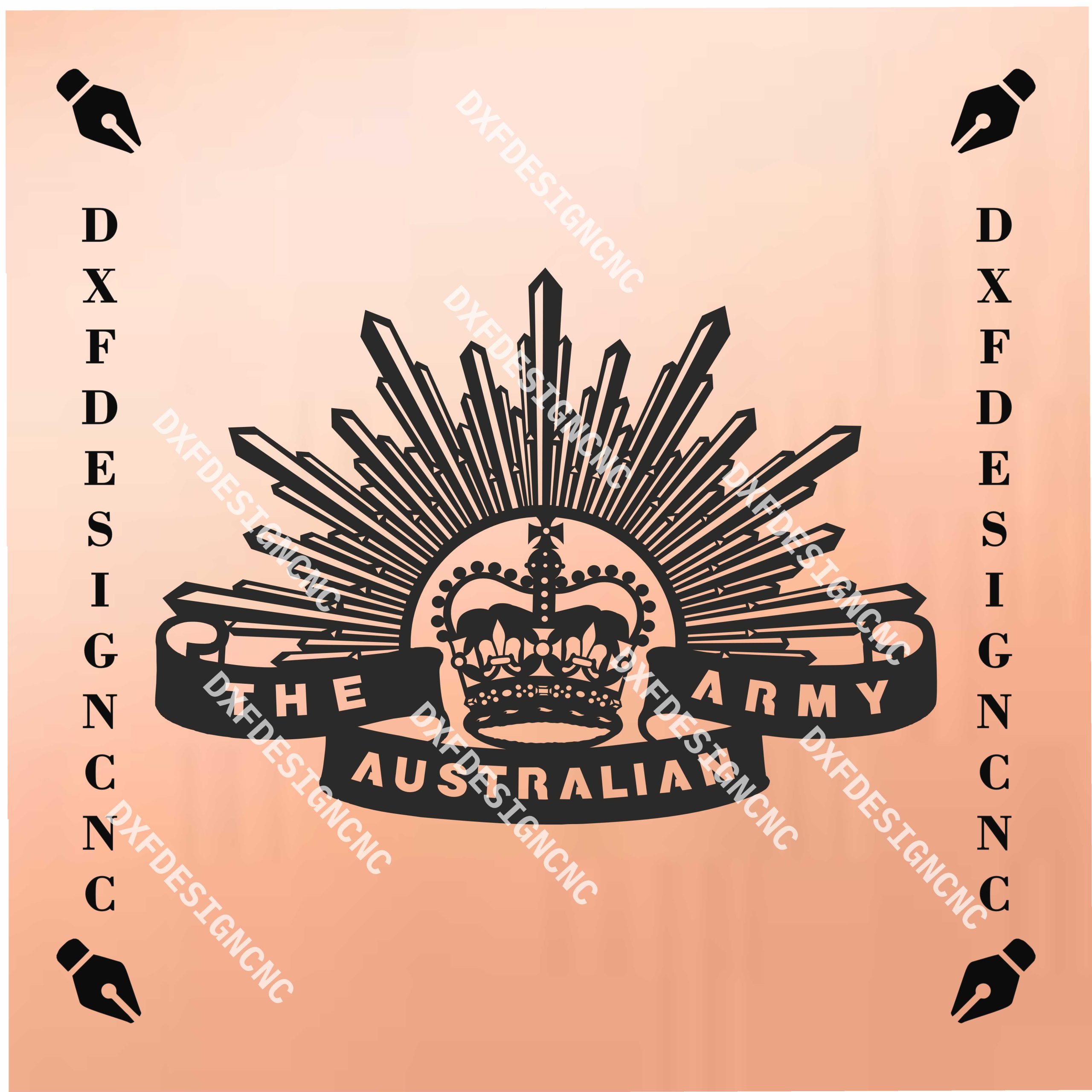 Australian army logo | DXF, SVG, AI, CDR