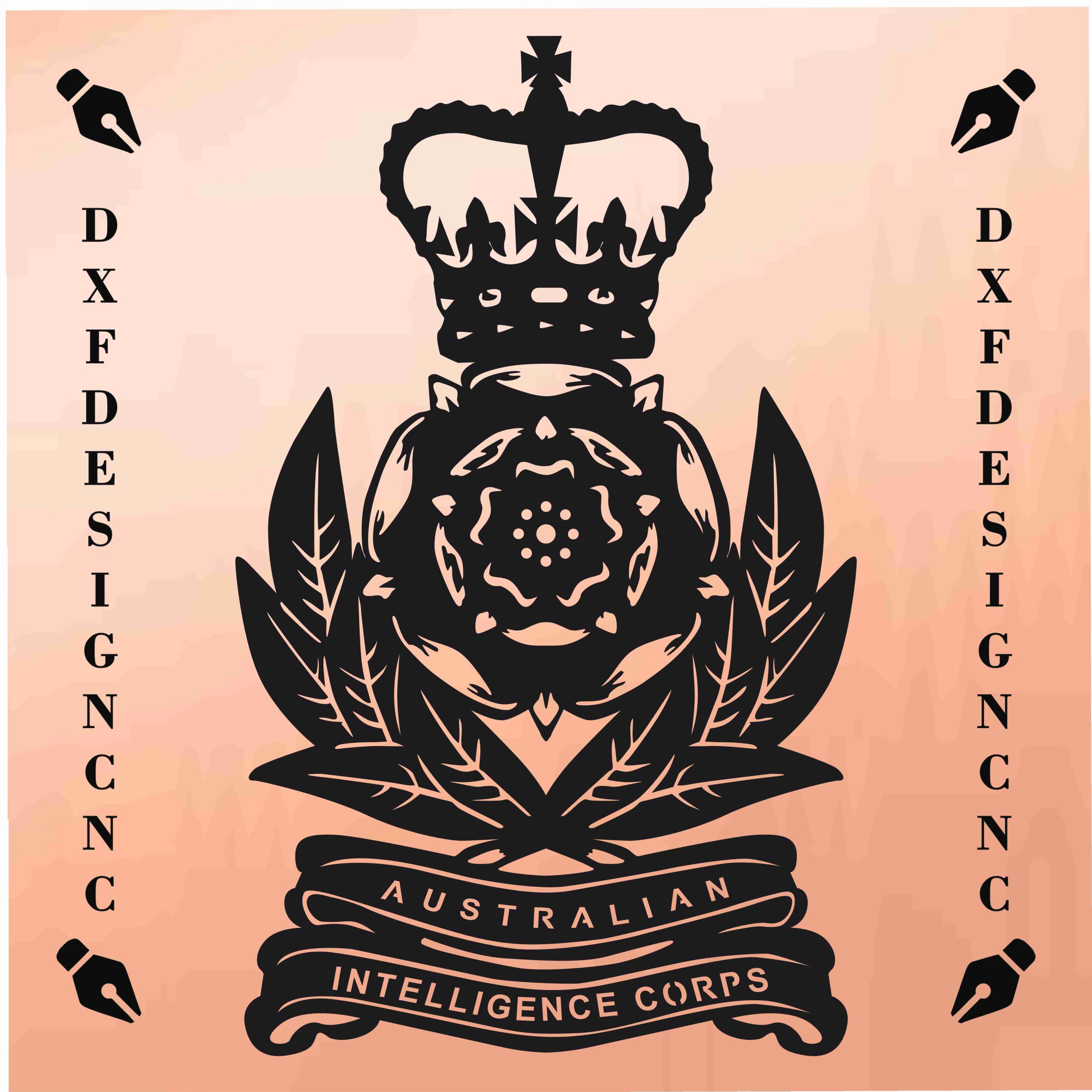 Australian Intelligence Corps logo | DXF, SVG, AI, CDR Design