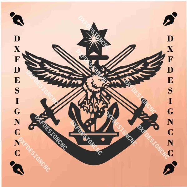 australian defense force DXF, SVG, AI, CDR Design