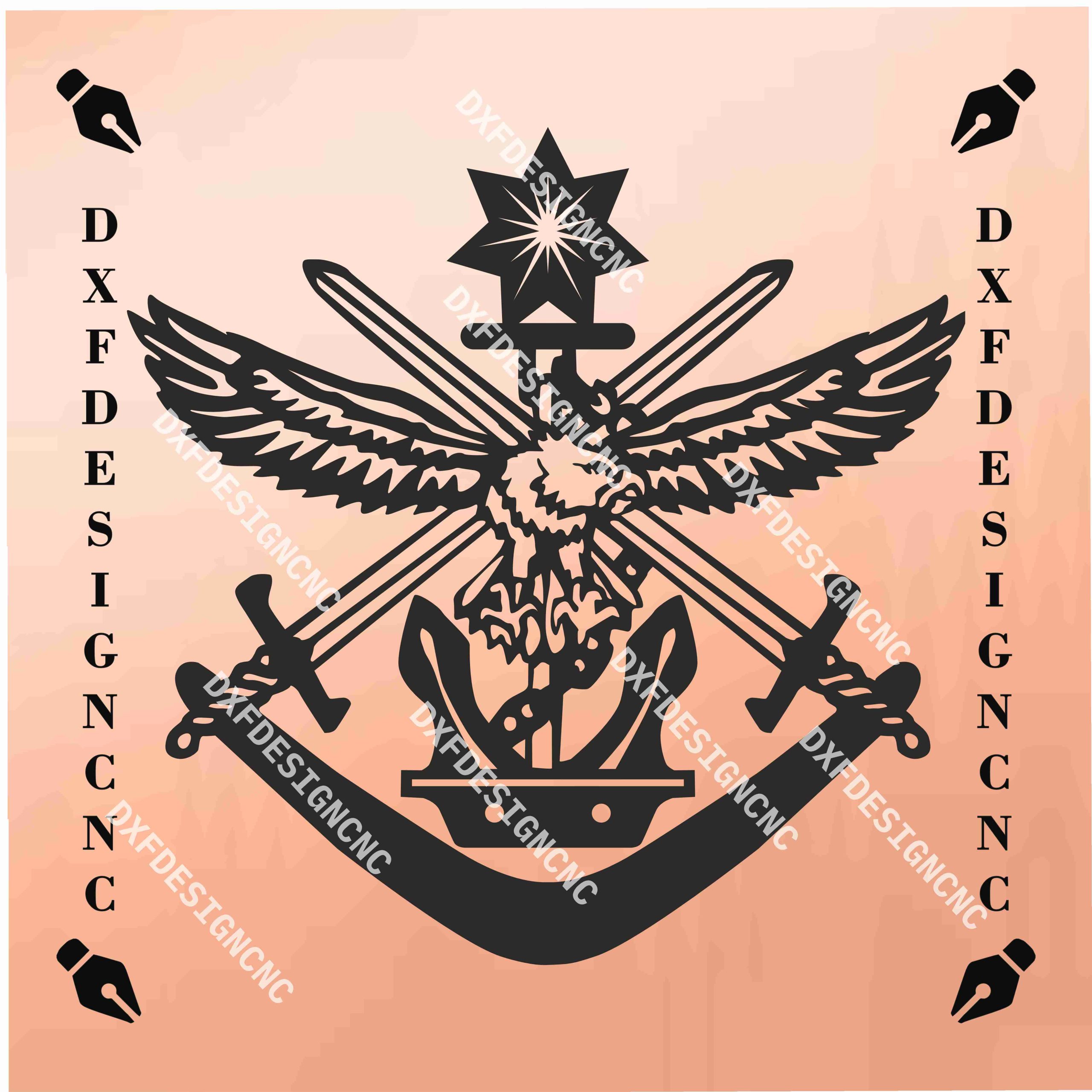 australian defense force DXF, SVG, AI, CDR Design