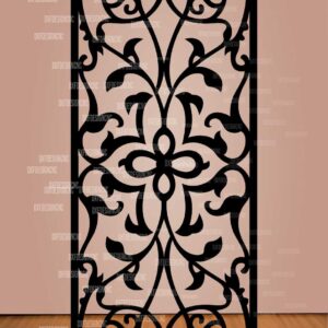 Elegant Floral CNC Panel