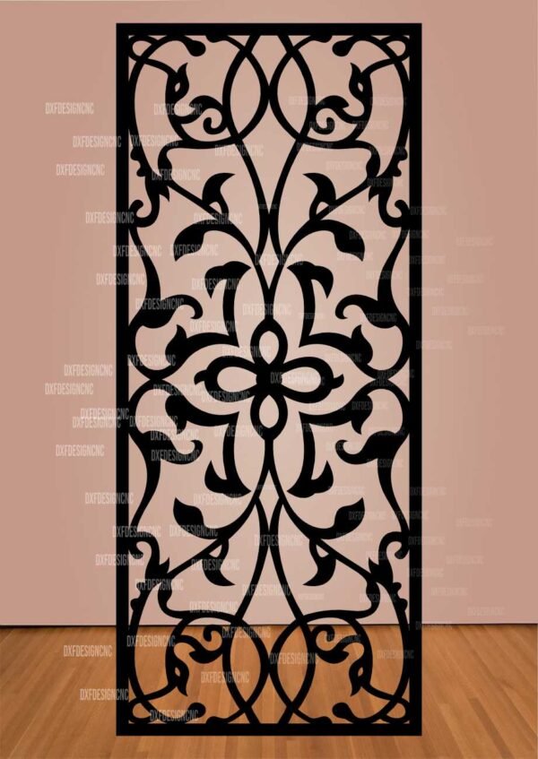 Elegant Floral CNC Panel