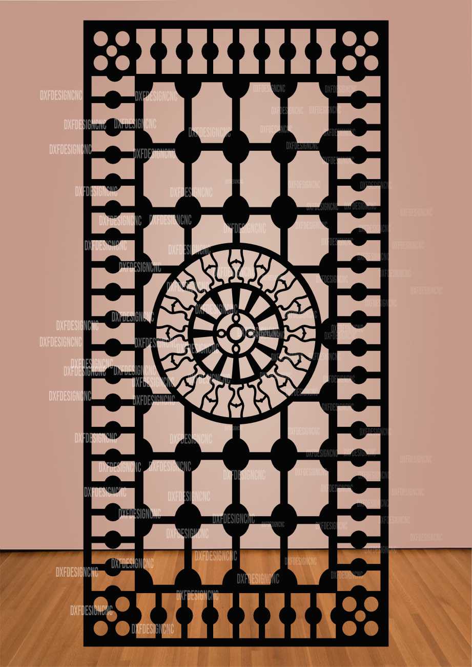Contemporary Geometric CNC Panel