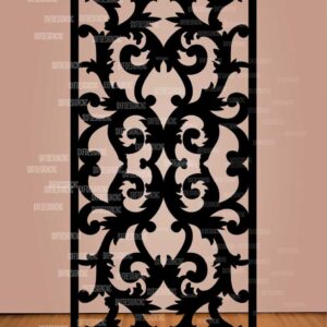 Delicate Floral CNC Pane