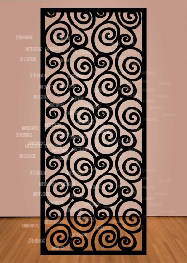 Artistic Floral CNC Panel