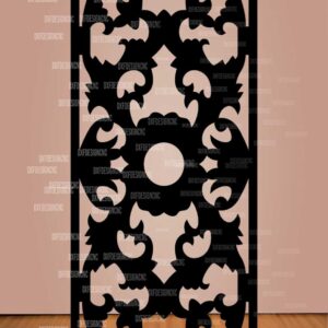 Arabesque Floral CNC Pane