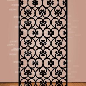 Ornamental Heart Scroll CNC