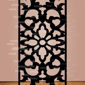 Floral Arabesque Wall Screen