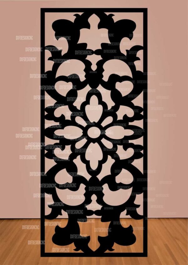 Floral Arabesque Wall Screen
