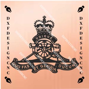 Royal Australian Artillery Corps CNC Design-Ready-to-Cut DXF File