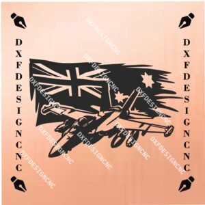 Australian Fighter Jet Flag