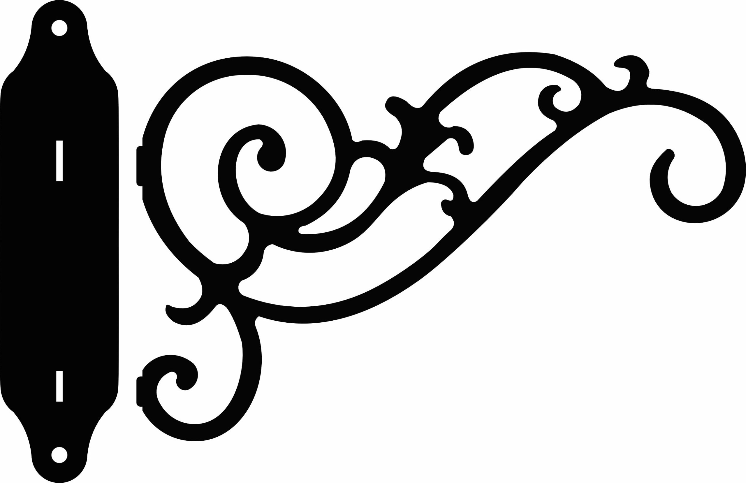 Outdoor Hanging Support with Strong and Easy-to-Use Wall Hook | DXF, SVG, AI, CDR Files for CNC Cutting - Image 2