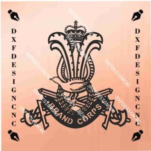 Australian Army Band Corps CNC Design | DXF SVG AI CDR Files