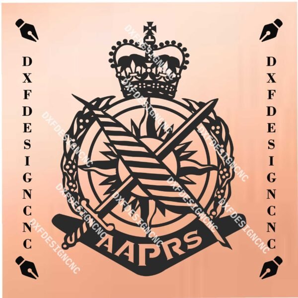 Australian Army Public Relations Service CNC Design | DXF SVG AI CDR Files