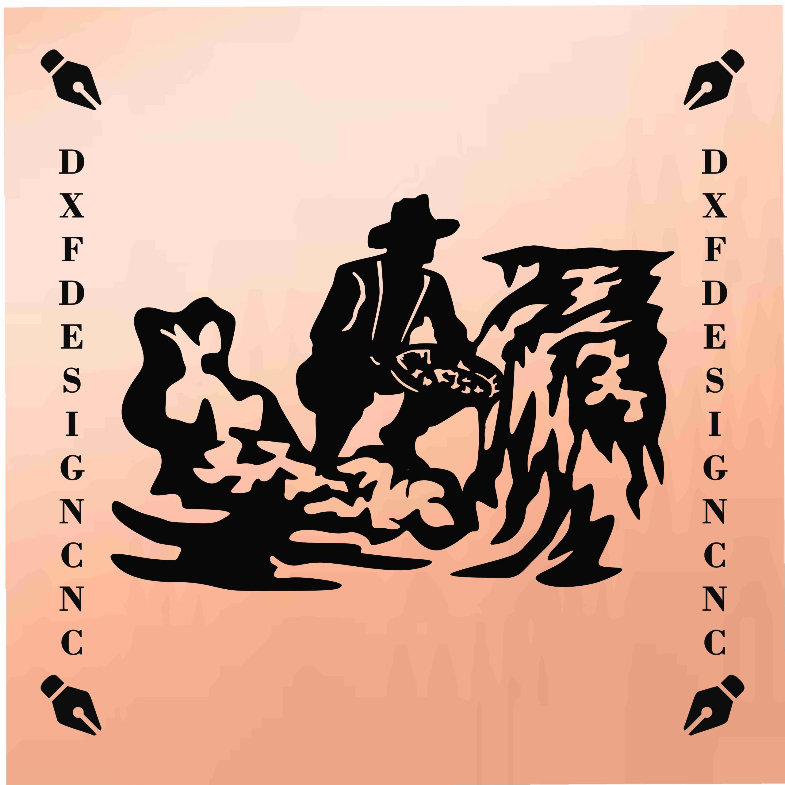 Australian Gold Miner CNC Metal Wall Art DXF SVG Design