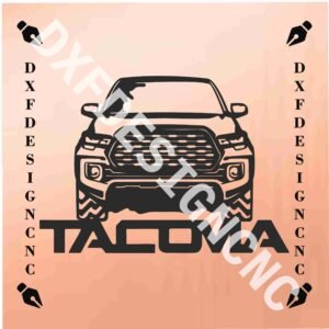 Toyota Tacoma 2025 CNC Cut Files Pack (DXF, SVG, AI, CDR) – Plasma & Laser Compatible