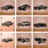 Classic & Sports Car CNC Vector Bundle (31 Designs) | DXF SVG AI CDR