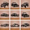Classic & Sports Car CNC Vector Bundle (31 Designs) | DXF SVG AI CDR