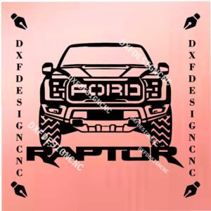 Ford Raptor CNC Cut Files Pack (DXF, SVG, AI, CDR) – Plasma & Laser Compatible