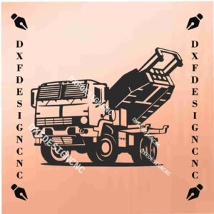 HIMARS CNC Cut Files Pack (DXF, SVG, AI, CDR)