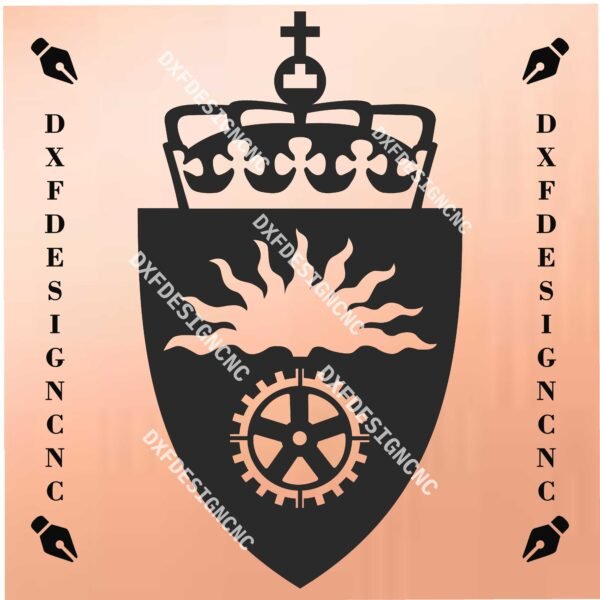 Norwegian Weapons Technical Regiment DXF SVG CNC File