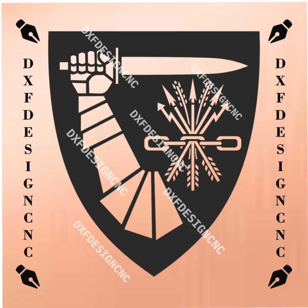 Norwegian Combat Service Support Battalion DXF SVG CNC File