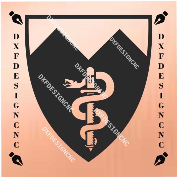 Norwegian Medical Battalion DXF SVG CNC File