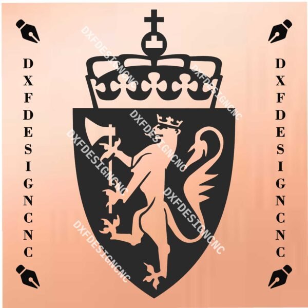 Norwegian Military Academy DXF SVG CNC File