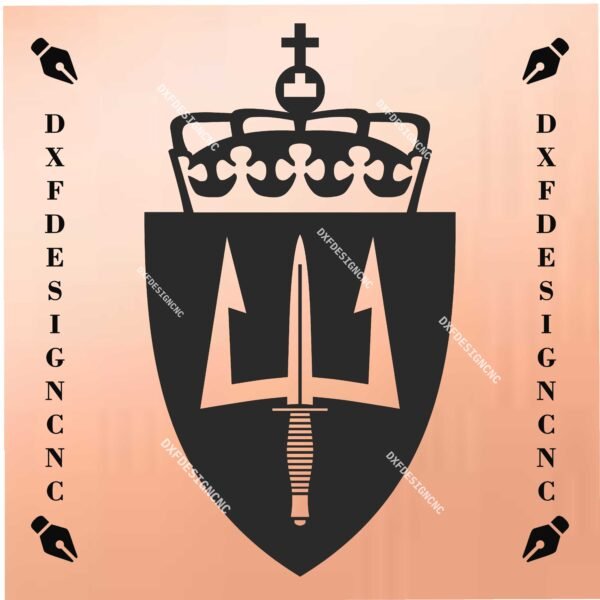 Norwegian Special Forces Logo DXF SVG AI CDR